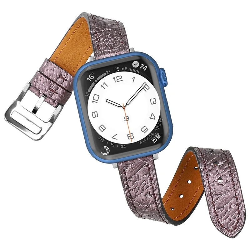 Mega bequem Apple Watch Series 7 45mm Echtes Leder armband