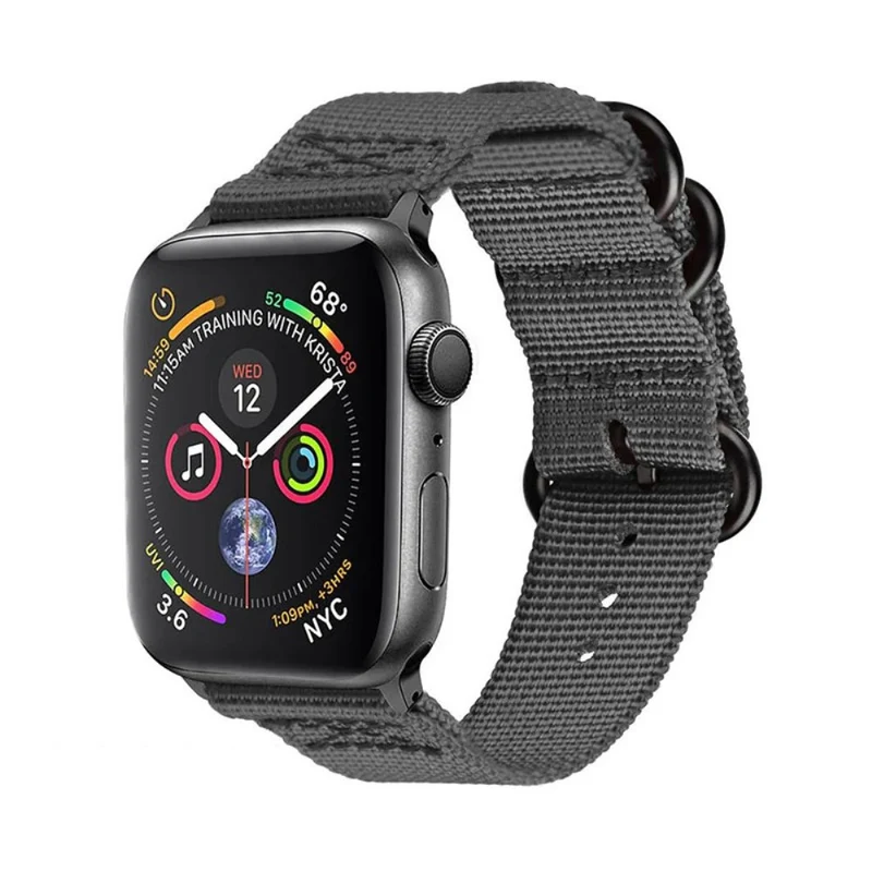 Modisch Apple Watch Series 7 45mm Textil / Nylon armband
