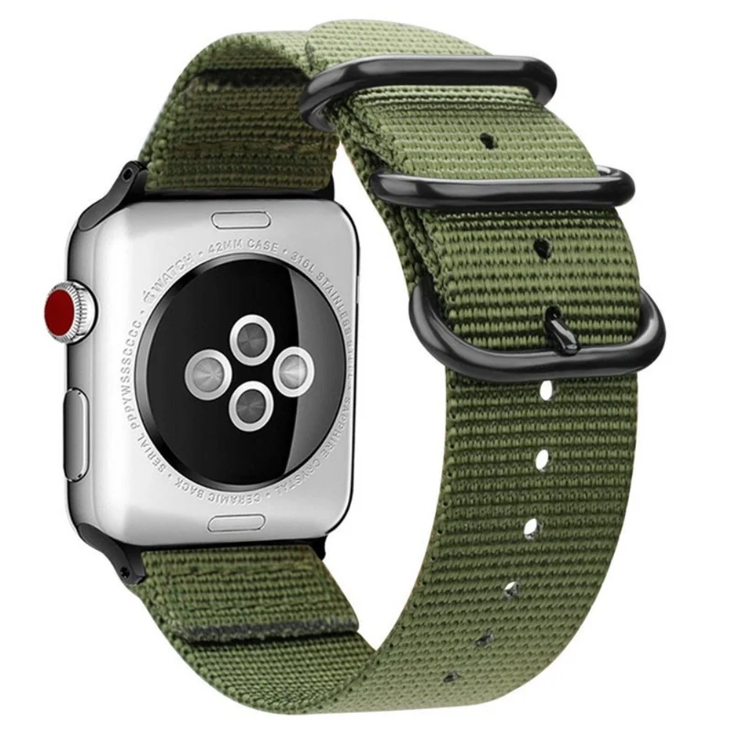 Modisch Apple Watch Series 7 45mm Textil / Nylon armband