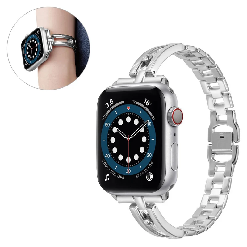 Super angenehm Universell Apple Metall und Strass armband