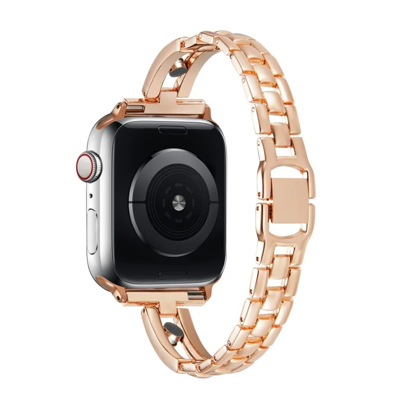 Super angenehm Universell Apple Metall und Strass armband