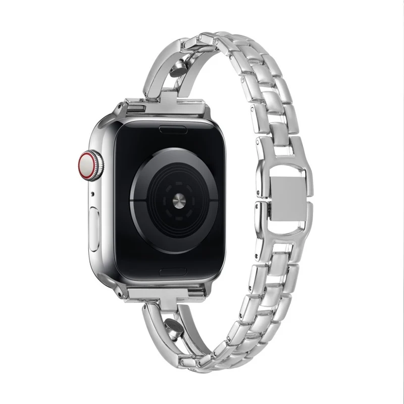 Super angenehm Universell Apple Metall und Strass armband