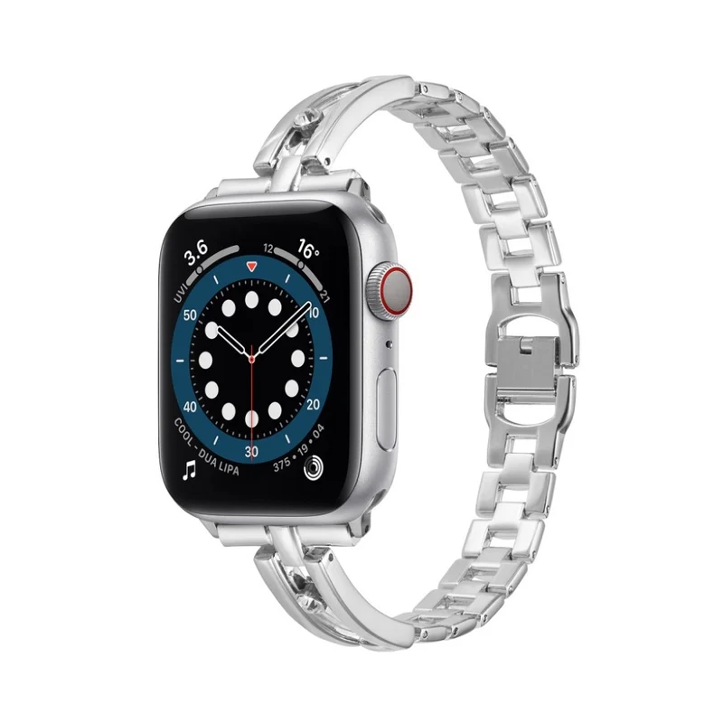 Super angenehm Universell Apple Metall und Strass armband