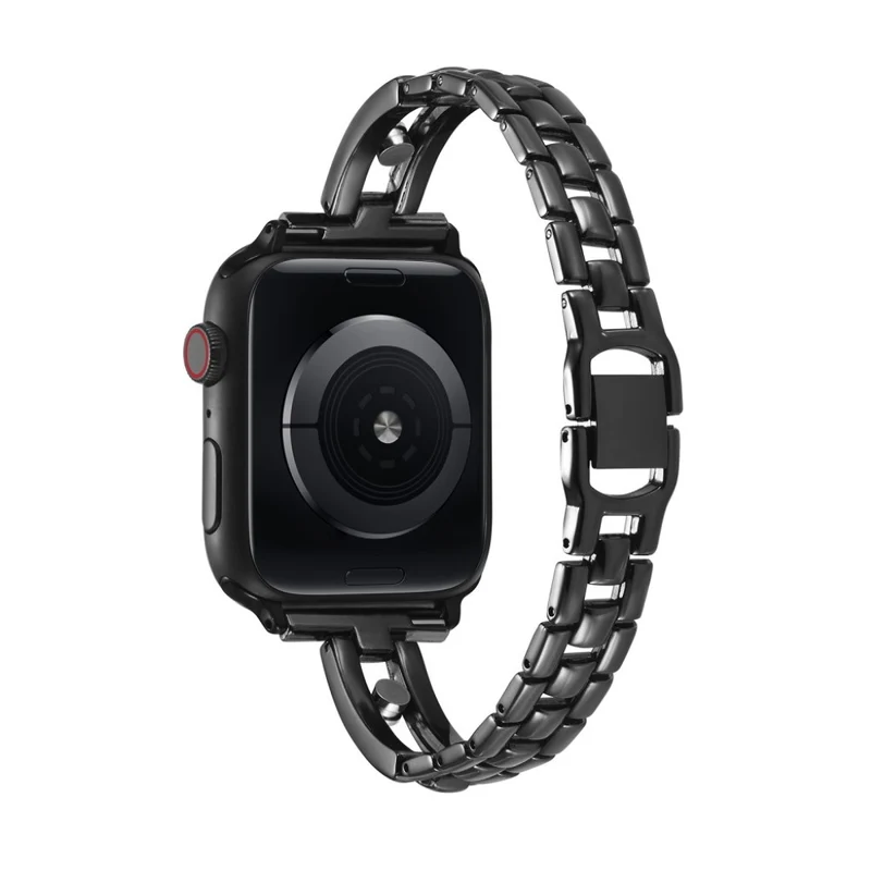 Super angenehm Universell Apple Metall und Strass armband