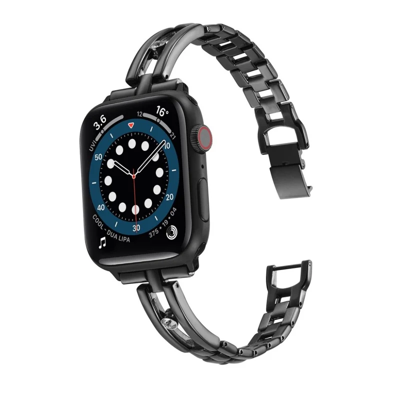 Super angenehm Universell Apple Metall und Strass armband