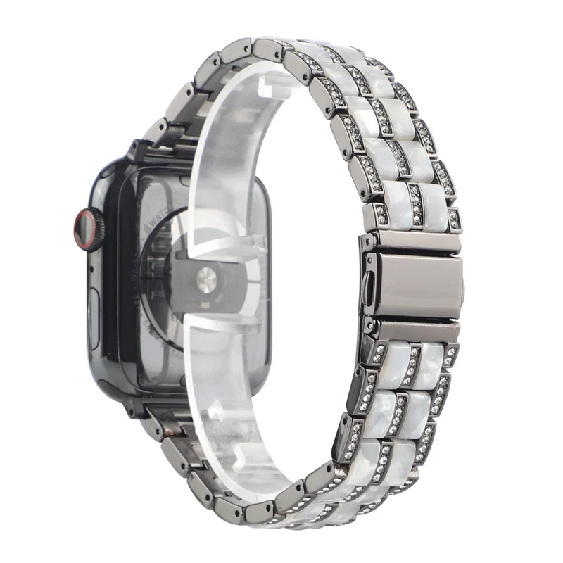 Mega chillig Universell Apple Metall und Strass armband