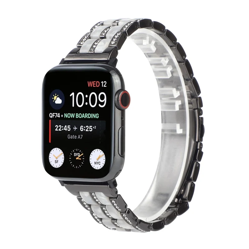 Mega chillig Universell Apple Metall und Strass armband