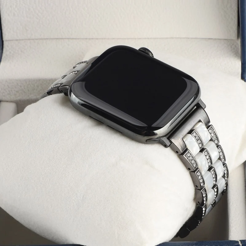 Mega chillig Universell Apple Metall und Strass armband