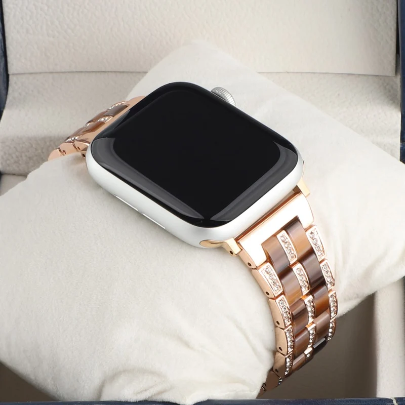 Mega chillig Universell Apple Metall und Strass armband
