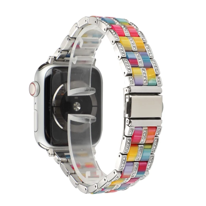 Mega chillig Universell Apple Metall und Strass armband