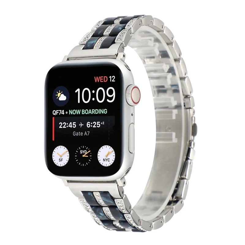 Mega chillig Universell Apple Metall und Strass armband