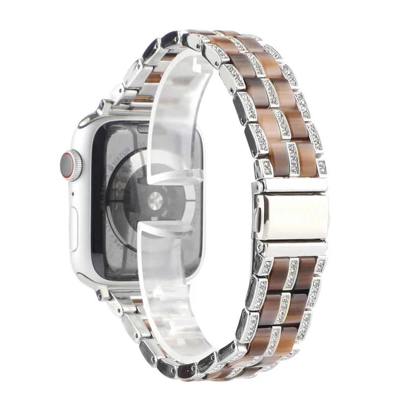 Mega chillig Universell Apple Metall und Strass armband