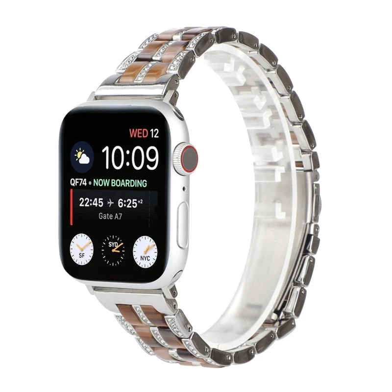 Mega chillig Universell Apple Metall und Strass armband