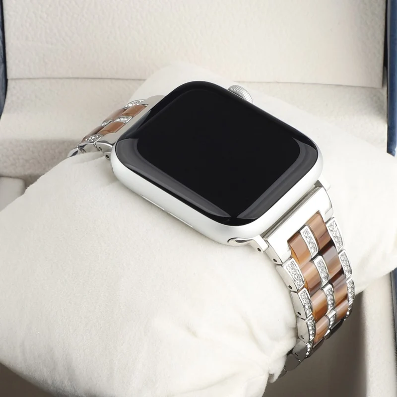 Mega chillig Universell Apple Metall und Strass armband