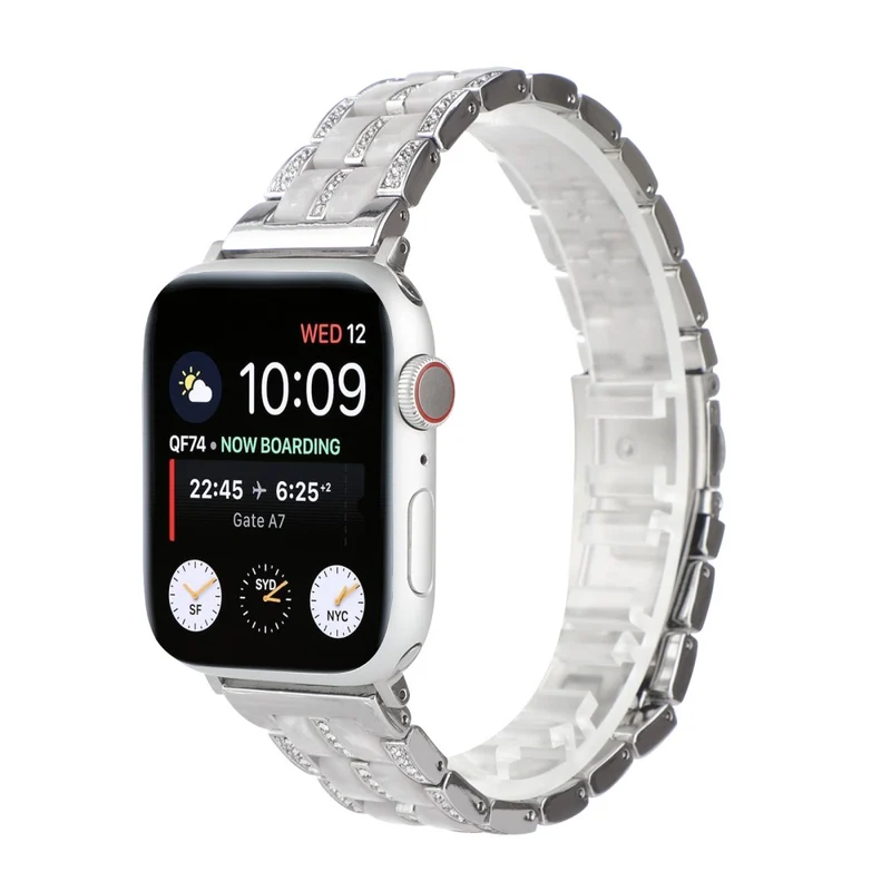 Mega chillig Universell Apple Metall und Strass armband