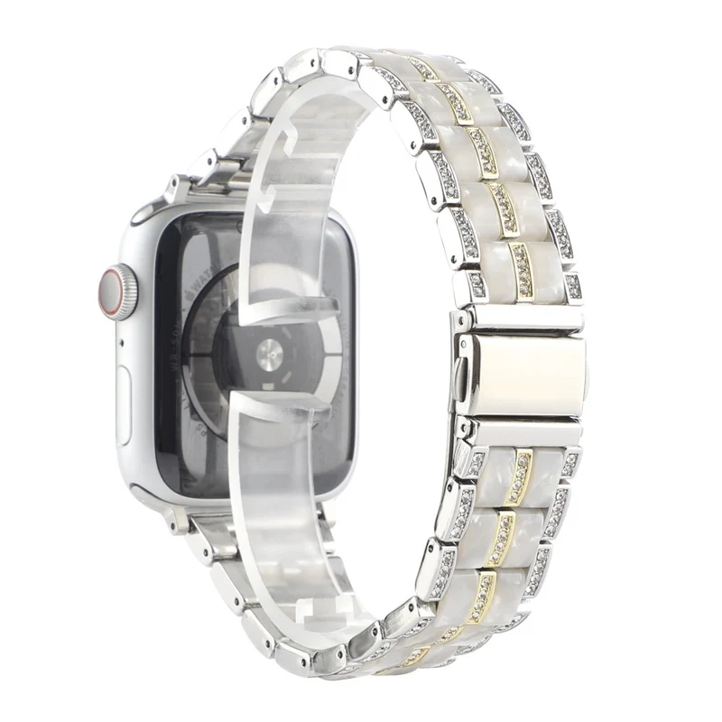 Mega chillig Universell Apple Metall und Strass armband