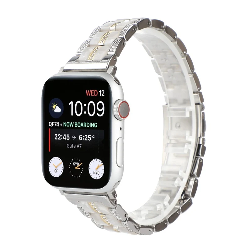 Mega chillig Universell Apple Metall und Strass armband
