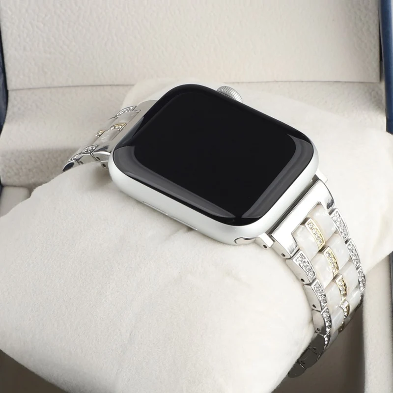 Mega chillig Universell Apple Metall und Strass armband