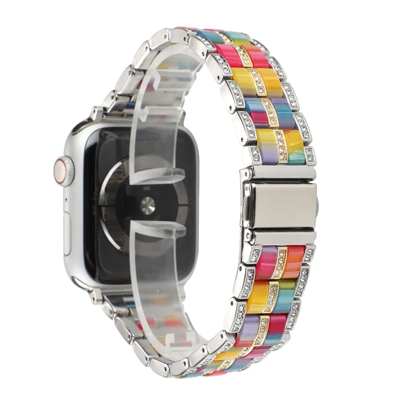 Mega chillig Universell Apple Metall und Strass armband