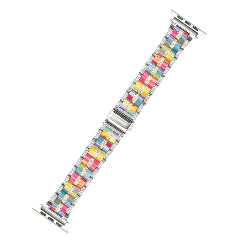 Mega chillig Universell Apple Metall und Strass armband