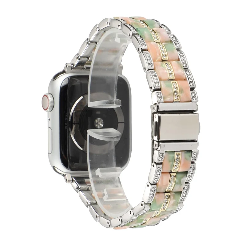 Mega chillig Universell Apple Metall und Strass armband