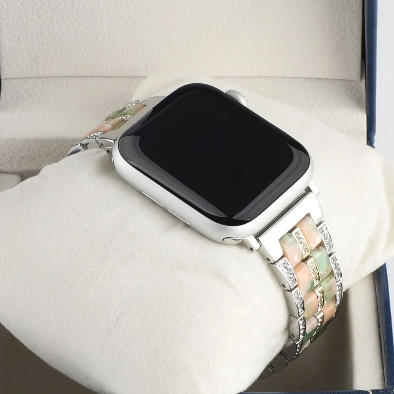 Mega chillig Universell Apple Metall und Strass armband
