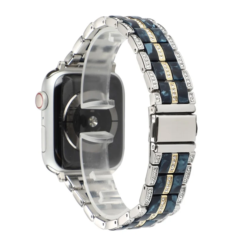 Mega chillig Universell Apple Metall und Strass armband