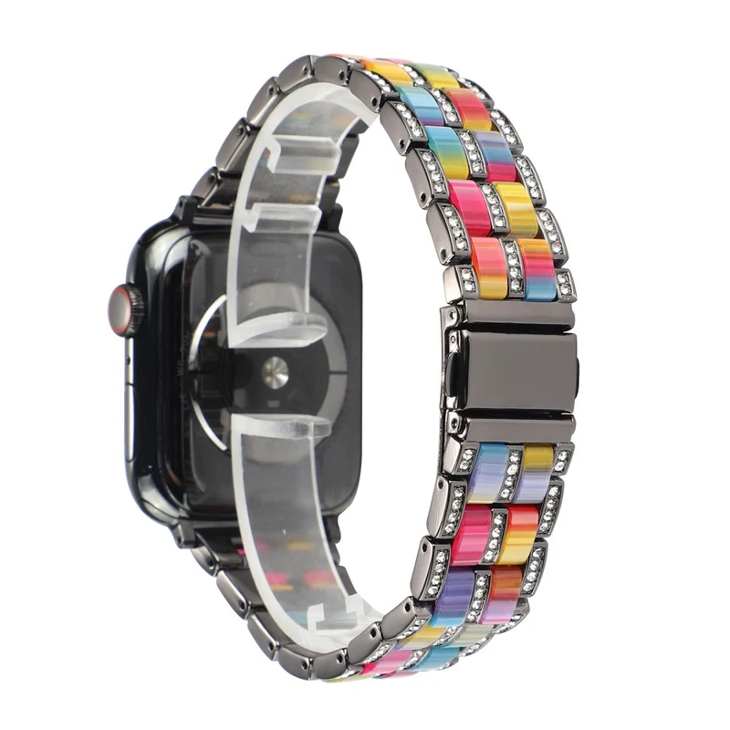 Mega chillig Universell Apple Metall und Strass armband