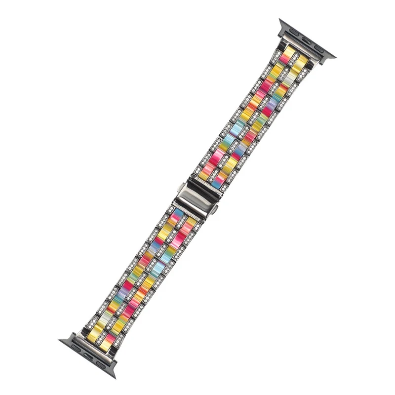 Mega chillig Universell Apple Metall und Strass armband