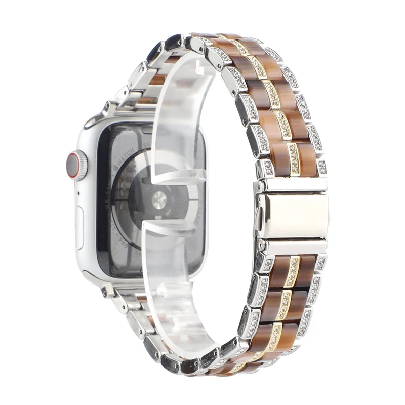Mega chillig Universell Apple Metall und Strass armband