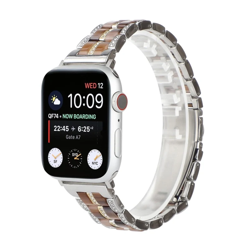 Mega chillig Universell Apple Metall und Strass armband