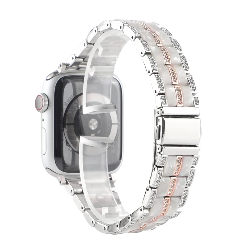 Mega chillig Universell Apple Metall und Strass armband