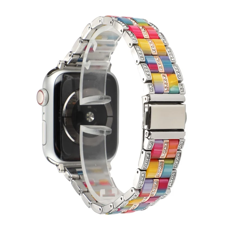 Mega chillig Universell Apple Metall und Strass armband