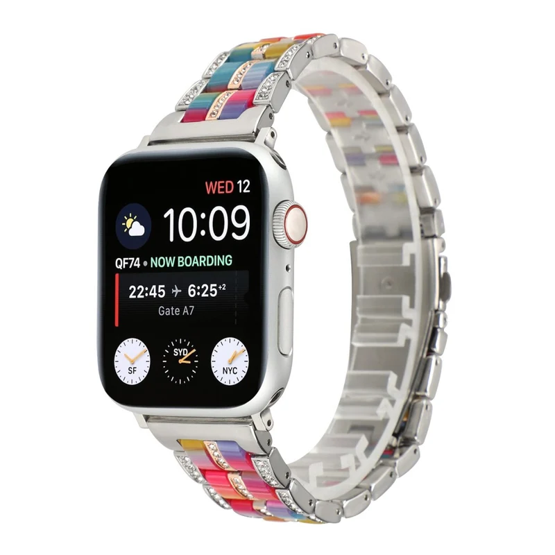 Mega chillig Universell Apple Metall und Strass armband