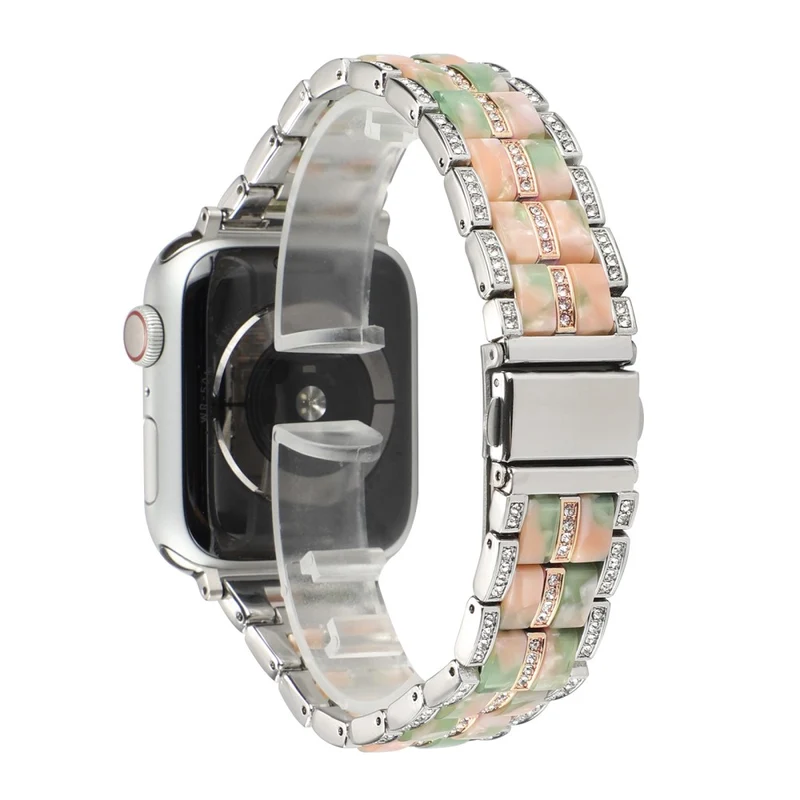 Mega chillig Universell Apple Metall und Strass armband