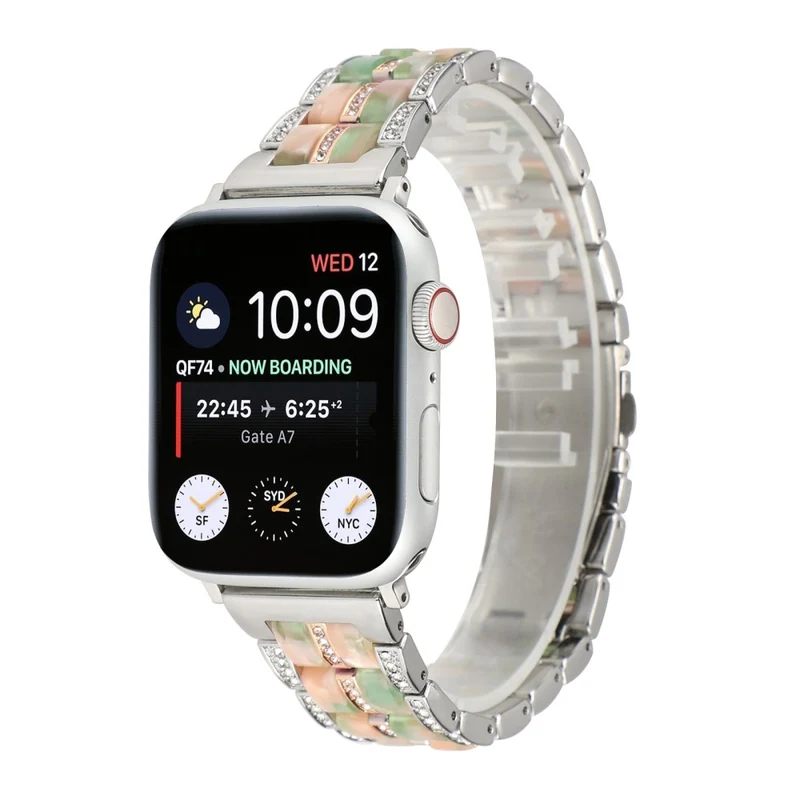 Mega chillig Universell Apple Metall und Strass armband
