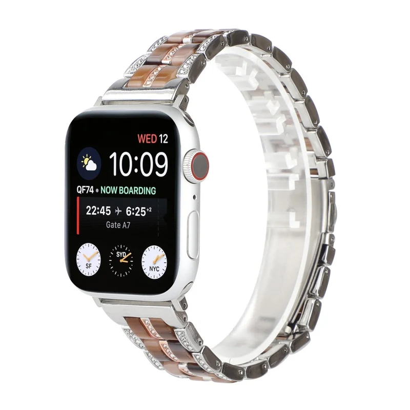 Mega chillig Universell Apple Metall und Strass armband