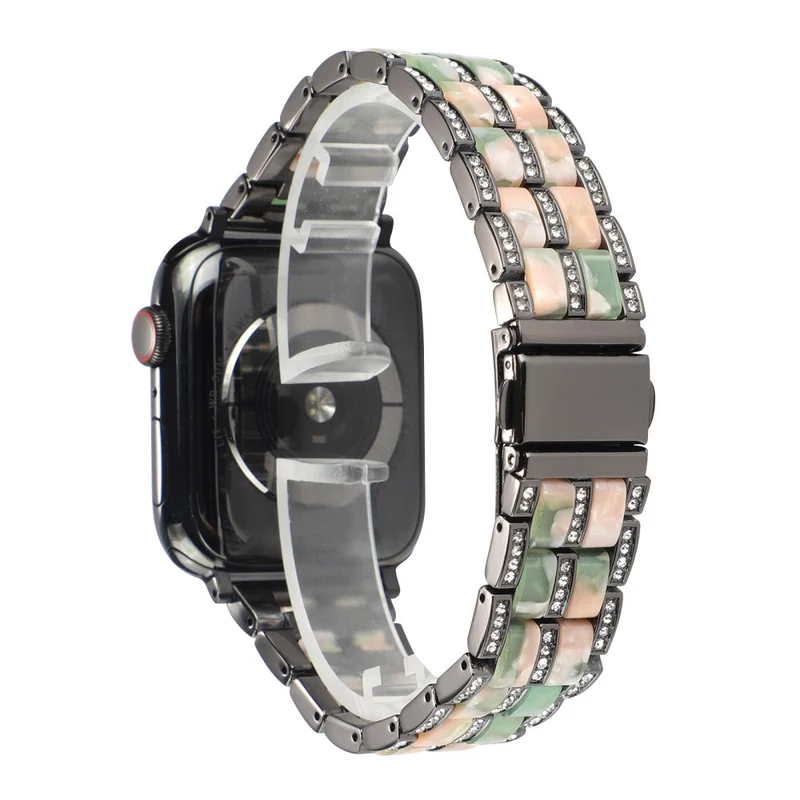 Mega chillig Universell Apple Metall und Strass armband