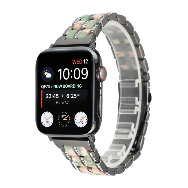 Mega chillig Universell Apple Metall und Strass armband