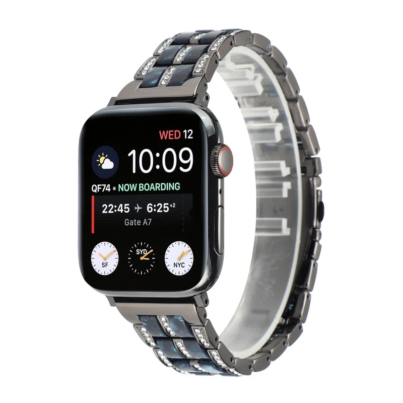 Mega chillig Universell Apple Metall und Strass armband