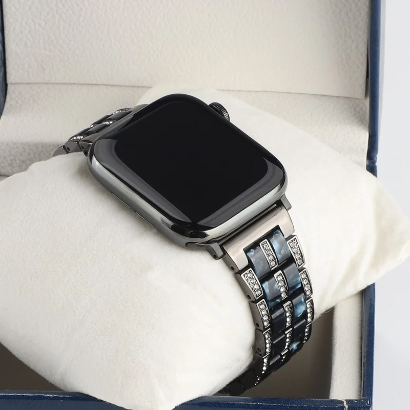 Mega chillig Universell Apple Metall und Strass armband