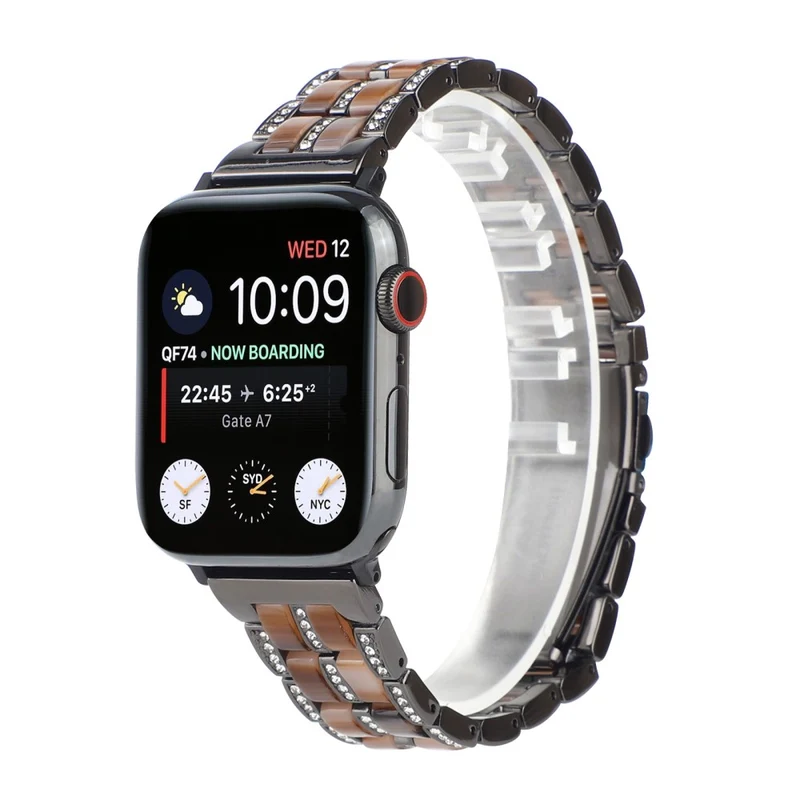 Mega chillig Universell Apple Metall und Strass armband