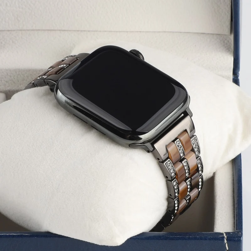 Mega chillig Universell Apple Metall und Strass armband