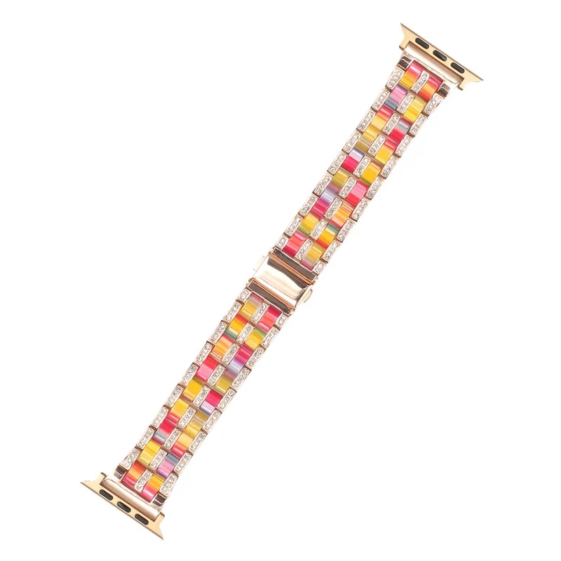 Mega chillig Universell Apple Metall und Strass armband
