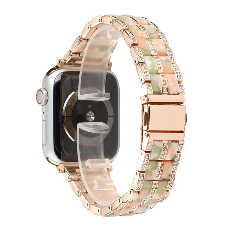 Mega chillig Universell Apple Metall und Strass armband