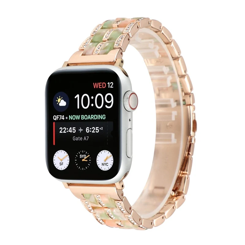 Mega chillig Universell Apple Metall und Strass armband
