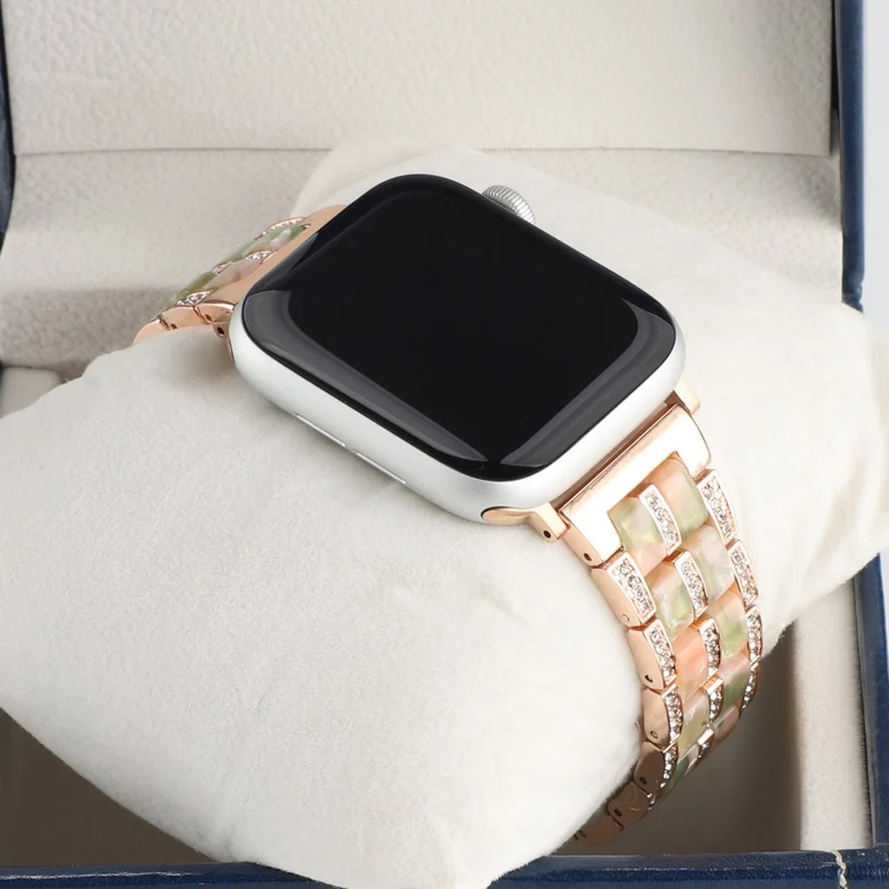 Mega chillig Universell Apple Metall und Strass armband