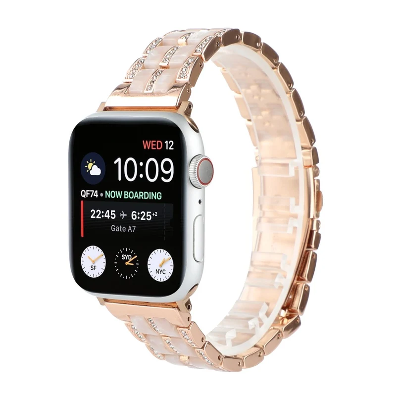 Mega chillig Universell Apple Metall und Strass armband