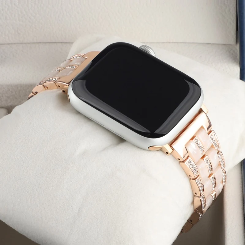 Mega chillig Universell Apple Metall und Strass armband