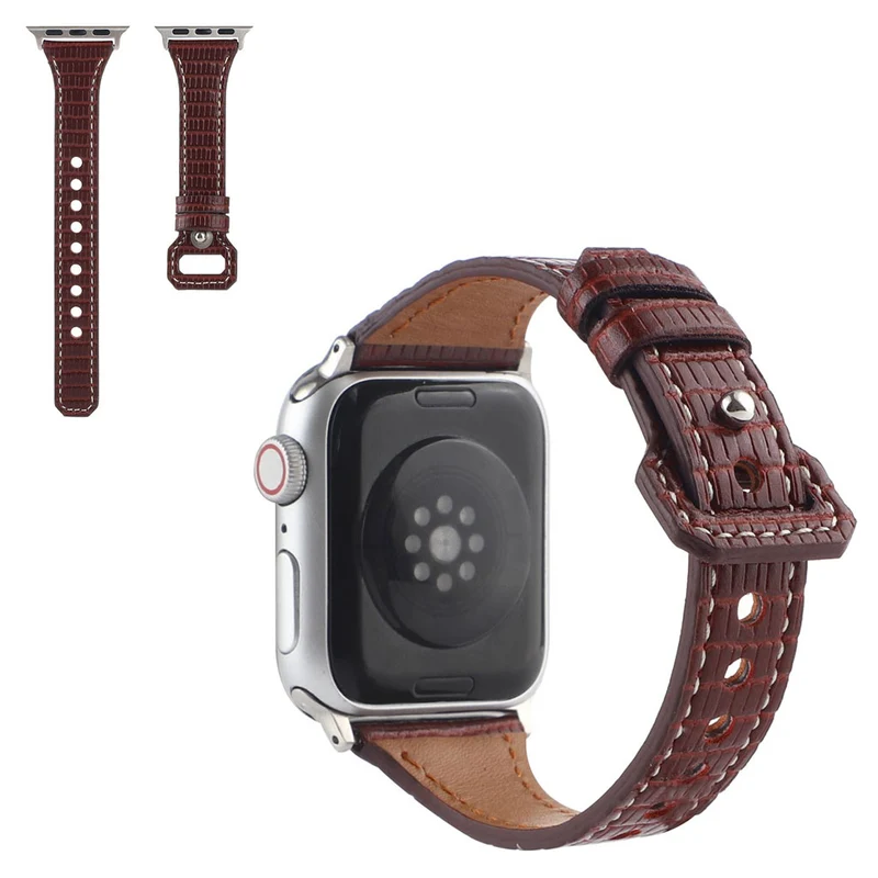 Wirklich schick Universell Apple Echtes Leder armband